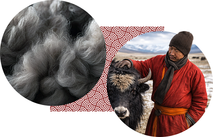 Natural yak wool craftsmanship by Yaklux